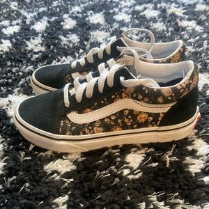 Floral print Youth Vans